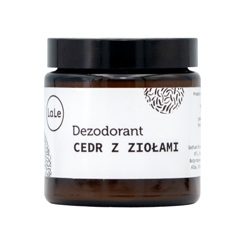 Dezodorant ekologiczny w kremie cedrowy z ziołami 120 ml
