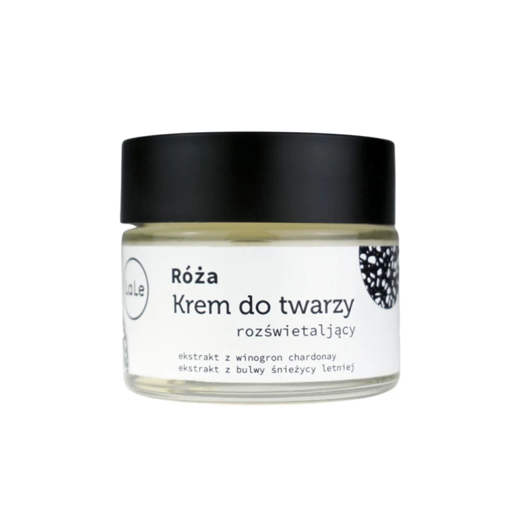 Krem do twarzy rozświetlający - różany 50 ml