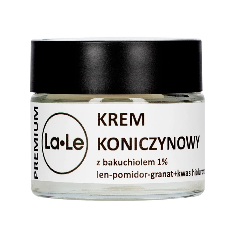 Krem z bakuchiolem 1% i biofermentrm z aceroli- koniczynowy