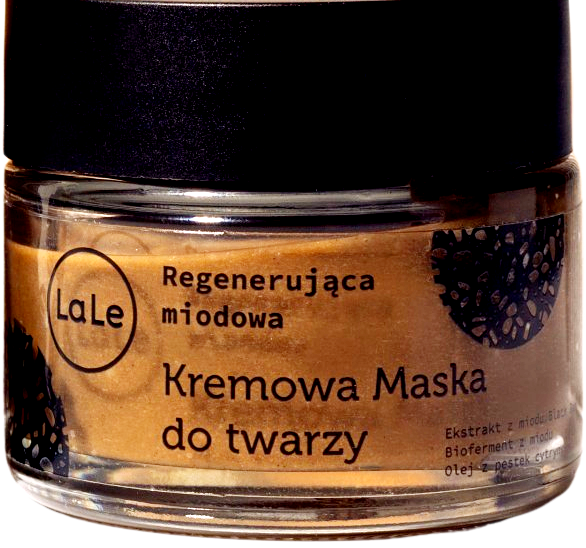 KREMOWA MASKA MIODOWA Z FERMENTEM MIODU CZARNYCH PSZCZÓŁ