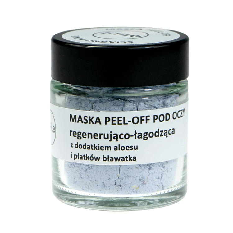 Maska peel-off pod oczy z aloesem i płatkami bławatka 30ml