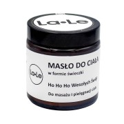 Masło do ciała w formie świeczki Ho Ho Ho Wesołych Świąt