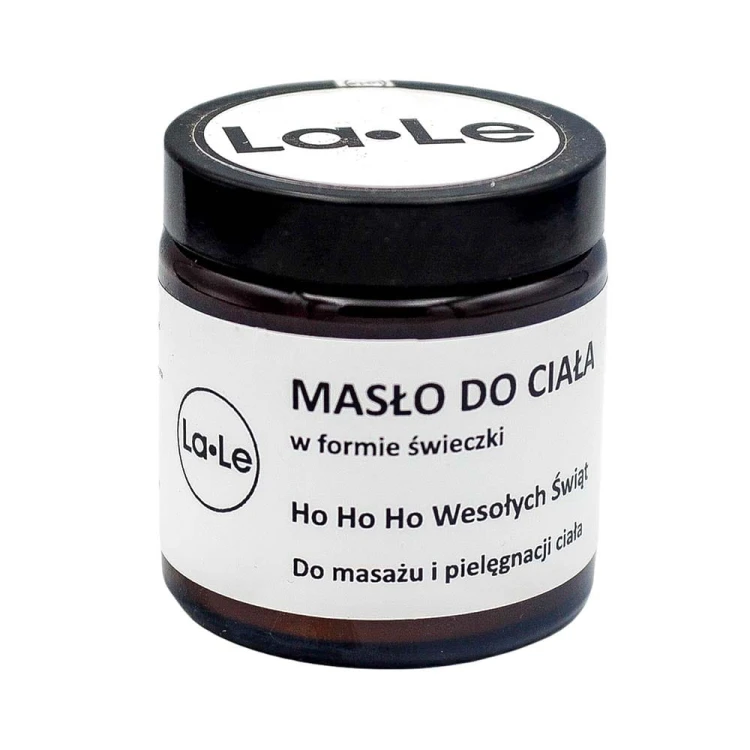 Masło do ciała w formie świeczki Ho Ho Ho Wesołych Świąt