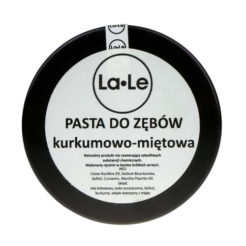 Pasta do zębów kurkumowo-miętowa