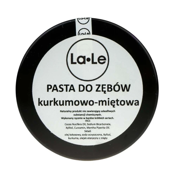 Pasta do zębów kurkumowo-miętowa