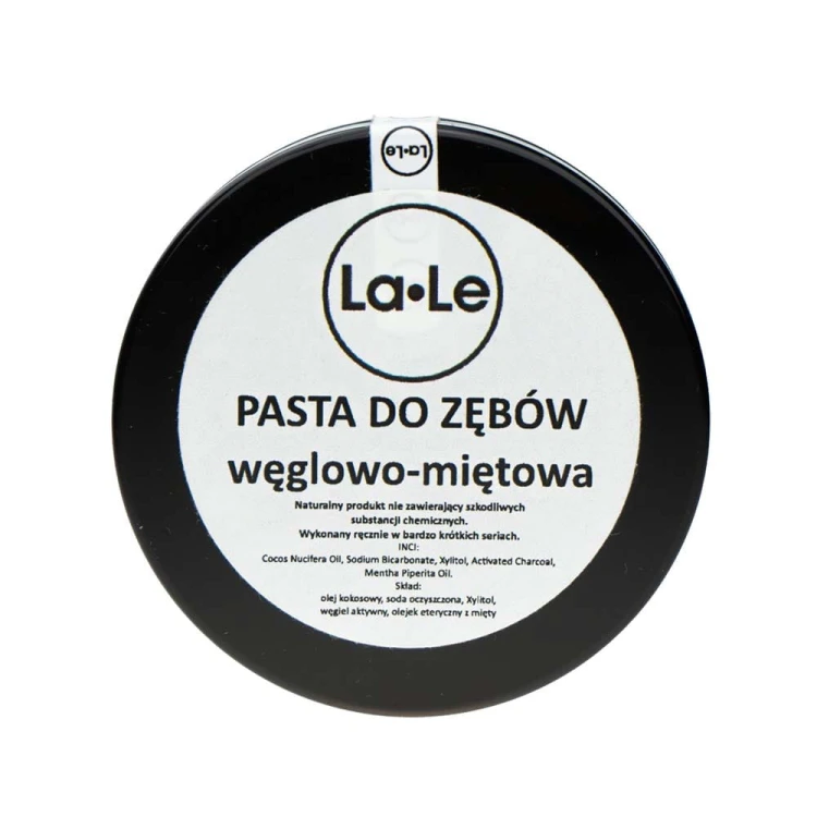 Pasta do zębów miętowo-węglowa
