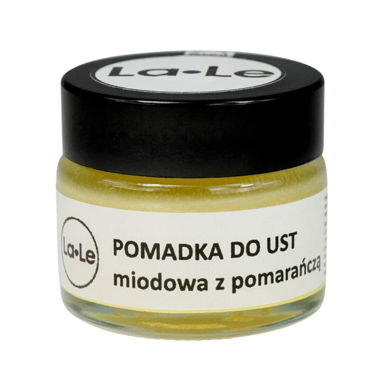 Pomadka nawilżająca do ust miodowa z pomarańczą